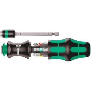 Wera Kraftform Kompakt 20 Tool Finder 1 screwdriver set with 7 bits, including a telescopic extension, in a carrying case - Screwdriver