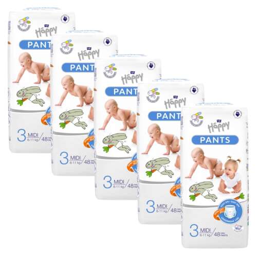 Bella Happy Pants Havi Pelenkacsomag 6-11kg Midi 3 (240db) 110363240