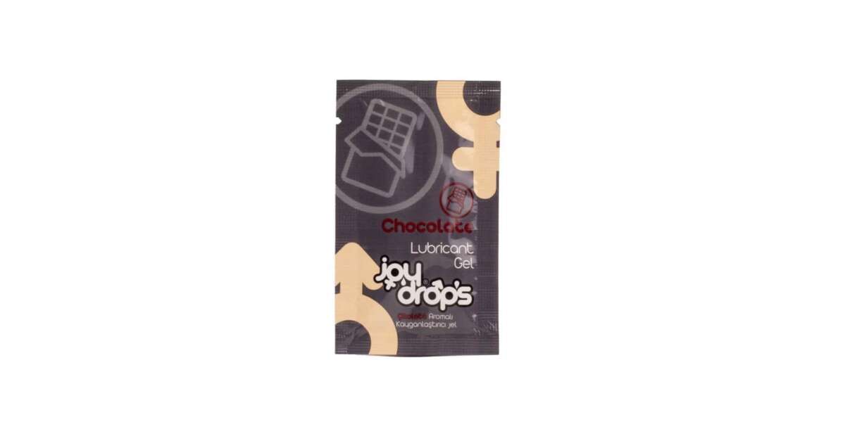 Chocolate Lubricant Gel 5 ml sachet Csokoládé ízű síkosító gél