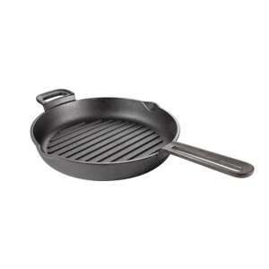 Tescoma MASSIVE Grillpfanne aus Gusseisen, 28 cm Durchmesser - Pfannen