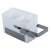 White and gray plastic organizer with a drawer, perfect for storing bathroom essentials