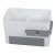 White and gray plastic organizer with a drawer, perfect for storing bathroom essentials