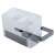White and gray plastic organizer with a drawer, perfect for storing bathroom essentials