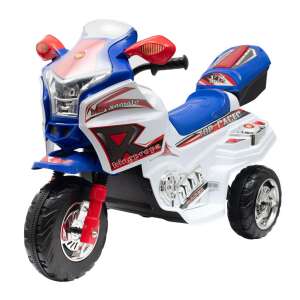 Baby Mix Racer Elektromos motor hang- és fényeffekttel 6V #fehér-kék 49495638 Baby Mix Elektromos jármű