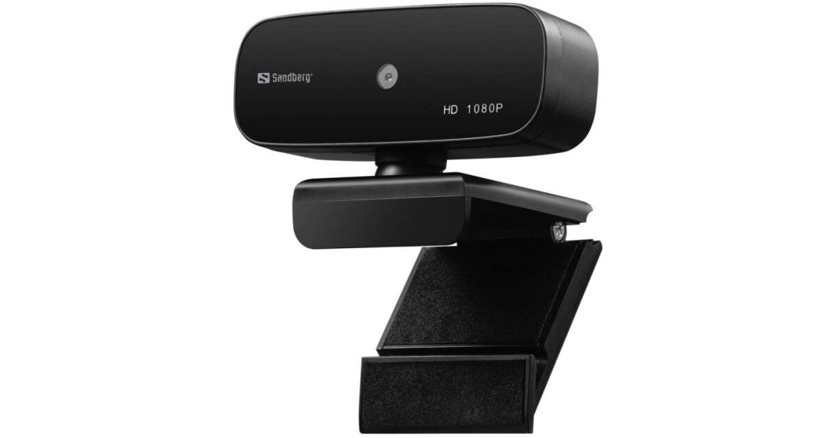 Sandberg USB cam Autofocus 1080P HD kamera Black Pepita.hu