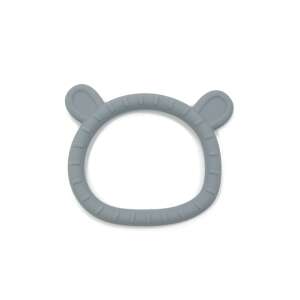 Gray silicone teething ring shaped like a bear, for babies - Babies & Toddler