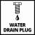Einhell GC-WW 6538 domestic water pump water drain plug