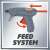Einhell TC-GG 30 hot glue gun feed system