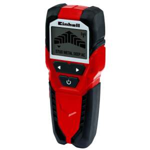Einhell TC-MD 50 digitaler Wanddetektor, rot und schwarz, Vorderansicht - Einhell