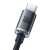 Kabel Baseus Crystal Shine USB-C do USB-A, 100W, 2m, czarne