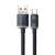 USB na USB-C nabíjací kábel Baseus Crystal Shine, 100 W - čierny, 2 m 80160280