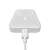Baseus Magnetic Mini 10000mAh 20W MagSafe Power Bank, бял, зареждане с USB-C кабел
