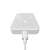 Baseus Magnetic Mini 10000mAh 20W MagSafe Power Bank, biały, ładowanie kablem USB-C