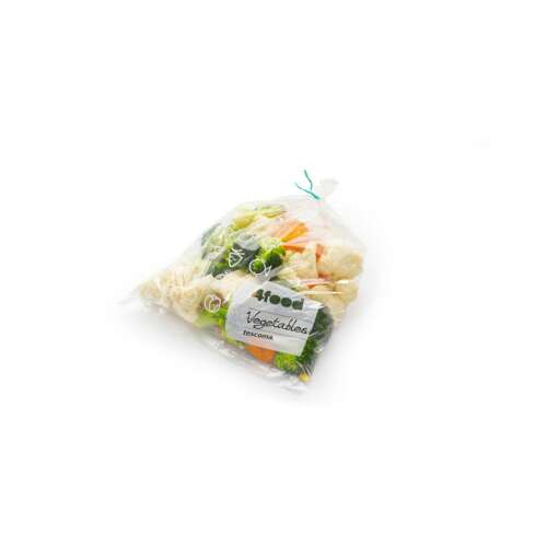 4FOOD Mélyhűtőzacskók, 25 x 30 cm, 3.0 l, 40 db, újrafelhasználható műanyag fagyasztó zacskók élelmiszerek tárolására