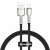 Baseus Cafule Serie Metall-Datenkabel USB auf Lightning 2,4A 25cm schwarz