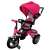 R-Sport pink push tricycle with inflatable tires and safety harness
