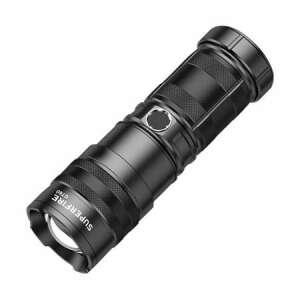 Superfire GT60 Rechargeable Flashlight, Black - Flashlight & Headlamp
