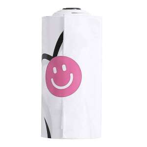 PetKit dog waste bag roll, white with pink smiley face - Pet Care