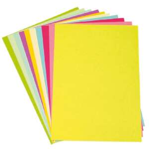Stack of colorful origami paper, 20 sheets, A4 size - Civis
