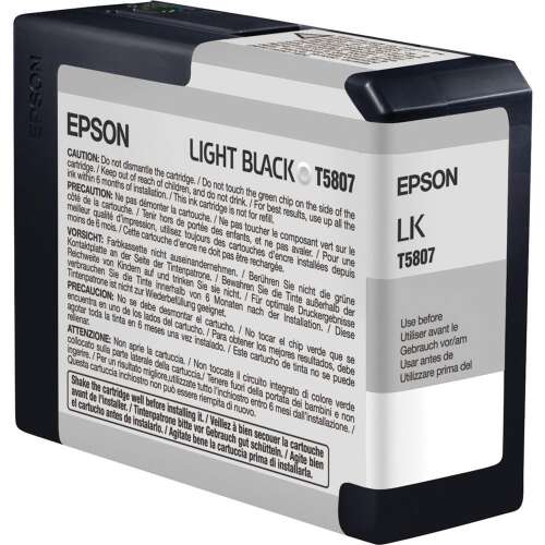 Epson T5807 Light Black tintapatron