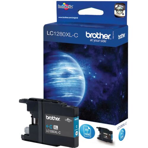 Brother LC-1280XLC Cyan Original Ink Cartridge