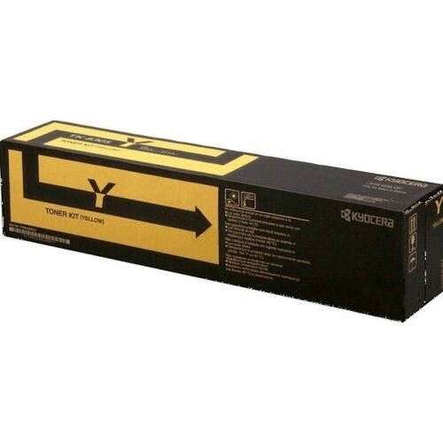 Kyocera TK-8505Y Sárga toner kazetta TASKalfa 4550CI/5550CI/4551CI/5551CI nyomtatókhoz, kiskereskedelmi csomagolás - Kyocera