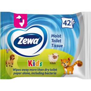 Toalettpapír nedves 42 lap/csomag Zewa Kids 50185681 Nedves WC papírok