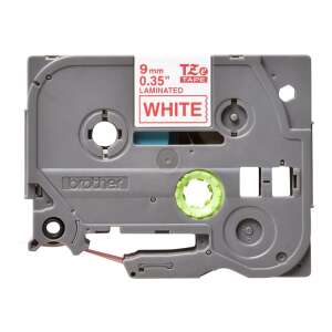 Feliratozógép szalag, Brother TZE222 9mmx8m ORIGINAL piros/fehér