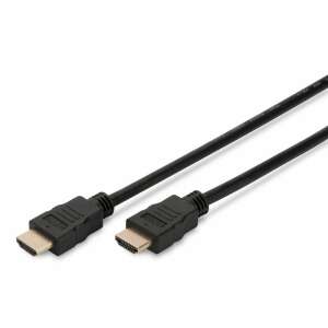Cablu HDMI Digitus 3m, negru, de mare viteză, cu Ethernet - Cabluri HDMI