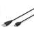 Digitus 3m USB A auf mini-B Kabel, schwarz, USB 2.0