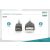 Digitus Mini-USB Kábel - USB 2.0 - 1.8m - Fekete 58592145