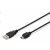 Fekete Digitus Mini-USB kábel - USB 2.0, 1.8 méter