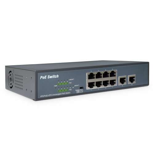 Digitus DN-95323-1 8-портов Fast Ethernet PoE switch, не управляван, сив