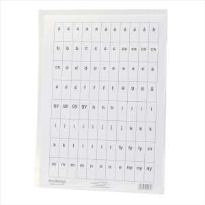 Letter cutting template for learning the Hungarian alphabet - Civis