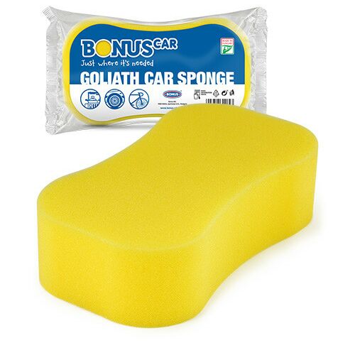 BonusCAR Goliath spužva za pranje automobila, žuta spužva za pranje automobila
