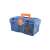 Blue plastic toolbox for kids