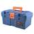 Blue plastic toolbox for kids