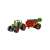 Zöld traktor piros permetezővel farm játék