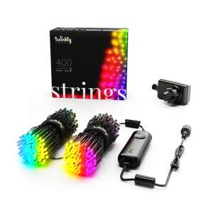 Inteligentne lampki LED Twinkly Strings, 400 diod RGB, 32 m, programowalne, z kontrolą aplikacji - Lightshine