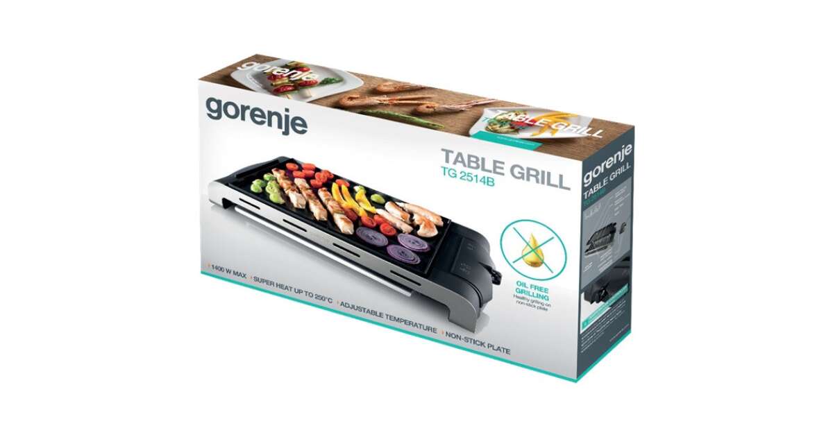 Gorenje TG2514B asztali grill Pepita.hu