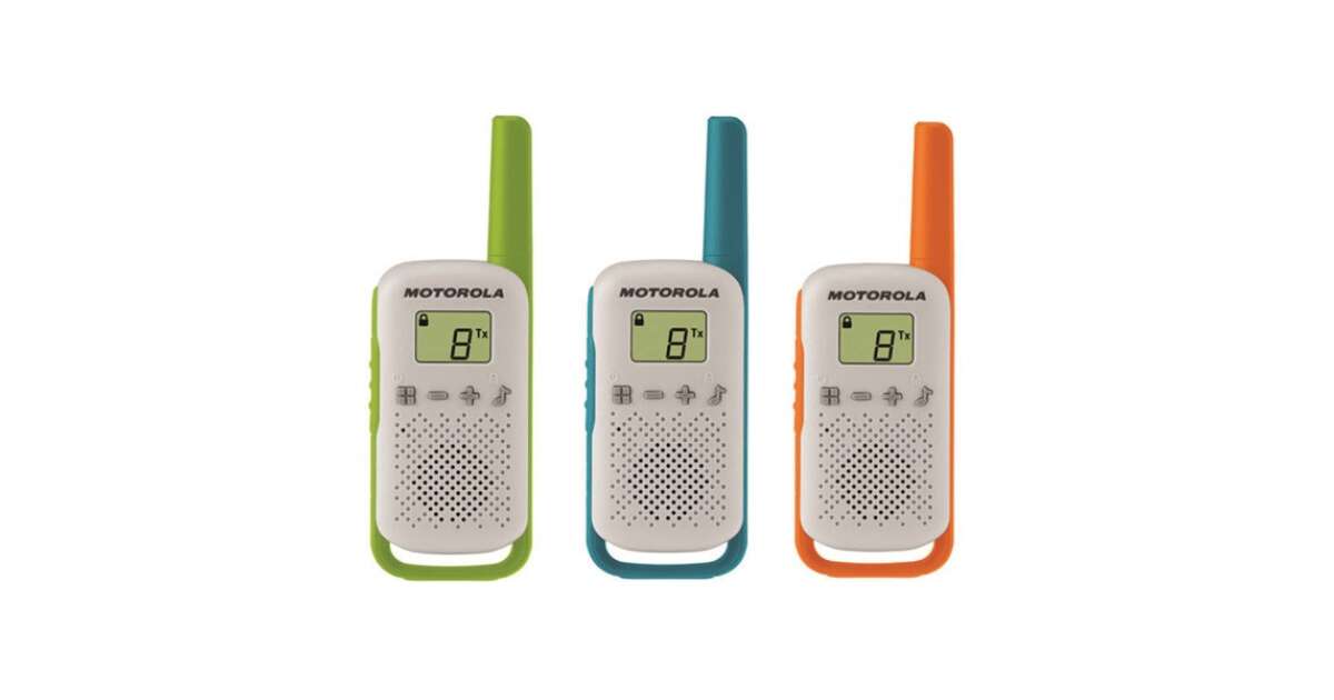 Motorola Talkabout T42 Triple Pack walkie talkie (3db) | Pepita.hu