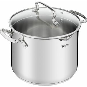 Tefal Duetto+ 22cm Edelstahl Kochtopf mit Glasdeckel - Töpfe