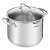 Tefal Duetto+ 22 cm garnek ze stali nierdzewnej z pokrywką szklaną
