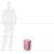 TOO Pink 12 Liter Sensor Trash Can Size Comparison