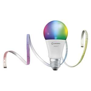 Ledvance Smart+ 10W E27 RGB LED крушка с регулируема цветова температура и димиране, с две LED ленти - Ledvance Камина