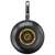 Tefal Simple Cook 28 cm wok pan, bottom view, non-stick titanium coating, black
