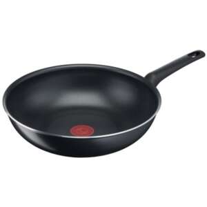 Tefal Simple Cook 28 cm-es wok serpenyő, titán bevonattal, fekete - Tefal