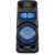 Sony MHC-V73D Bluetooth party speaker, black, front view