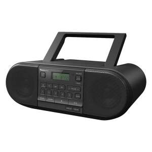 Panasonic RX-D550E-K Bluetooth CD rádió, fekete, oldalnézet - Panasonic