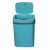 TOO 12 liter blue automatic sensor trash can, open lid